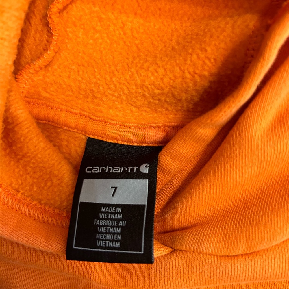 Kids carhartt sweatshirt size 7
